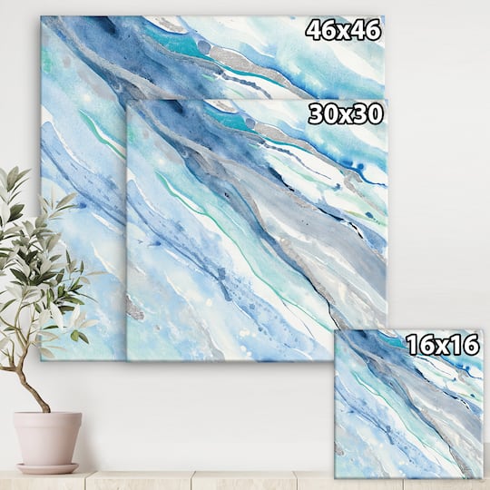 Designart - Blue Silver Spring II